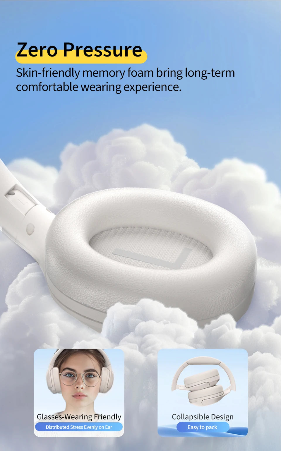 QCY H3 Lite Wireless Headphones