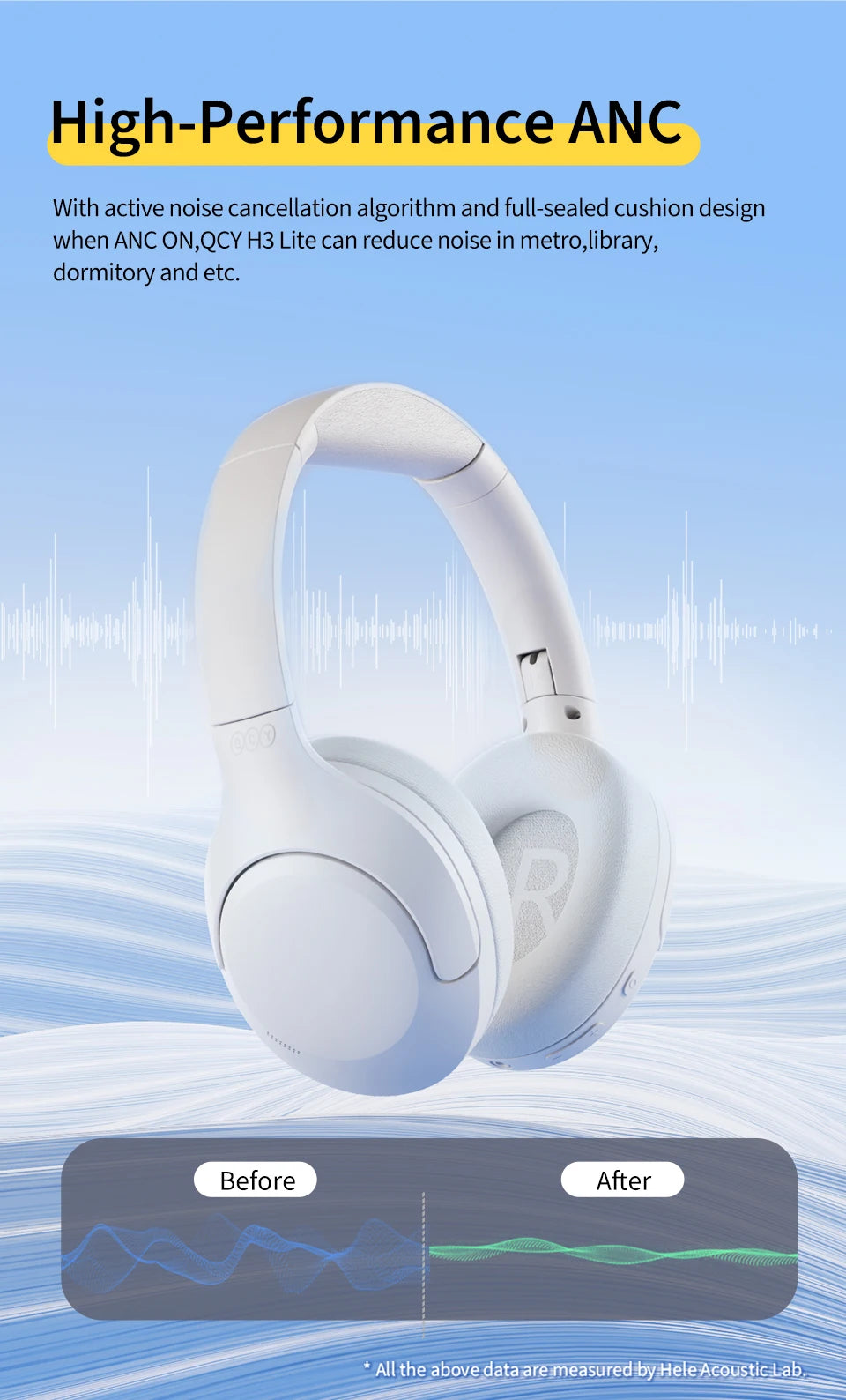QCY H3 Lite Wireless Headphones