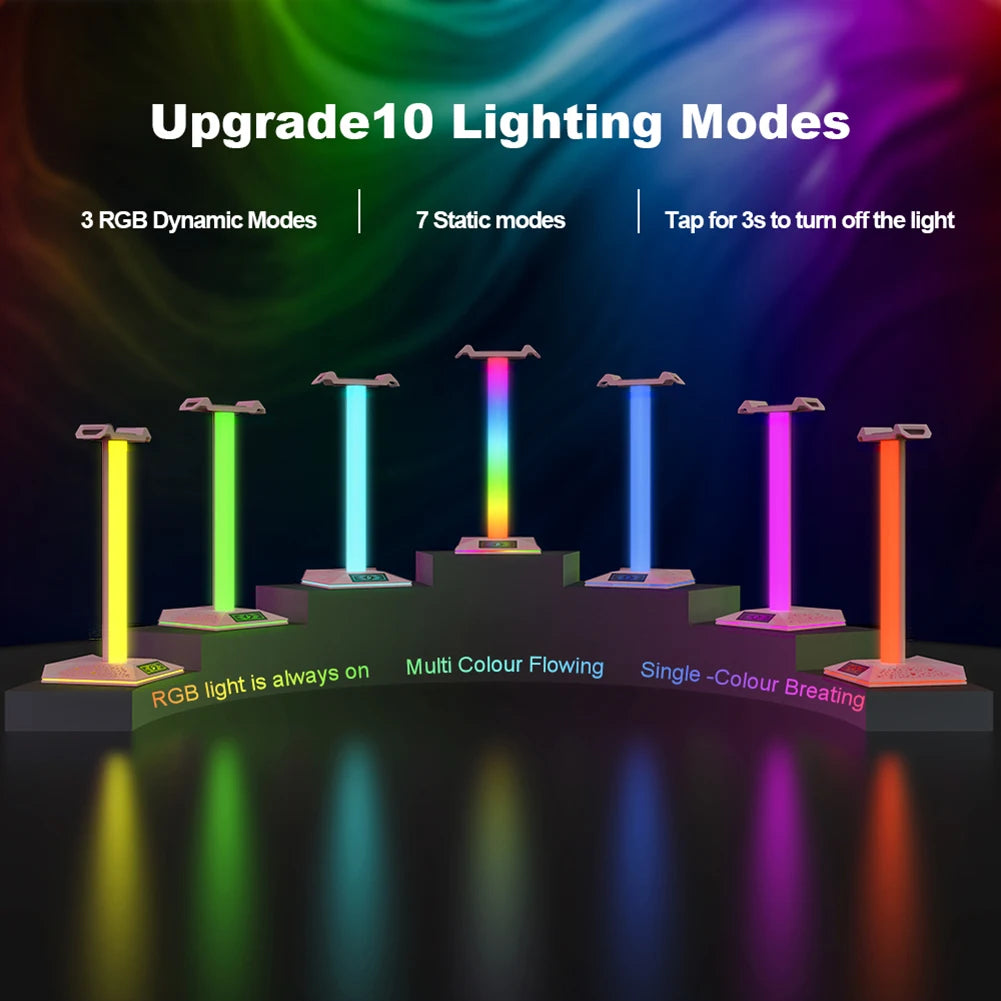 RGB Gaming Headphone Stand