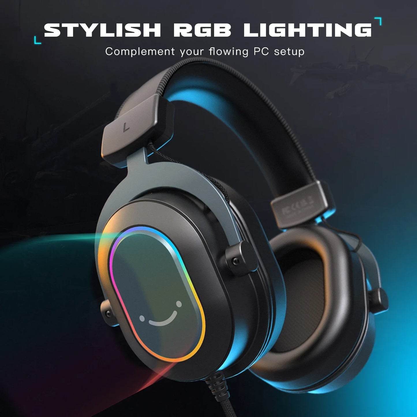Fifine Dynamic RGB Gaming Headset