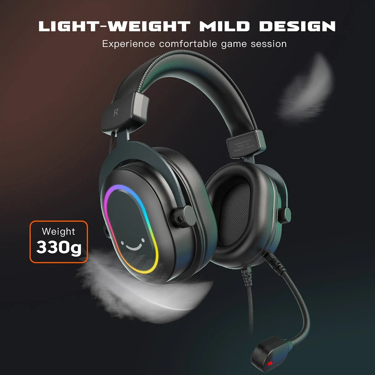 Fifine Dynamic RGB Gaming Headset