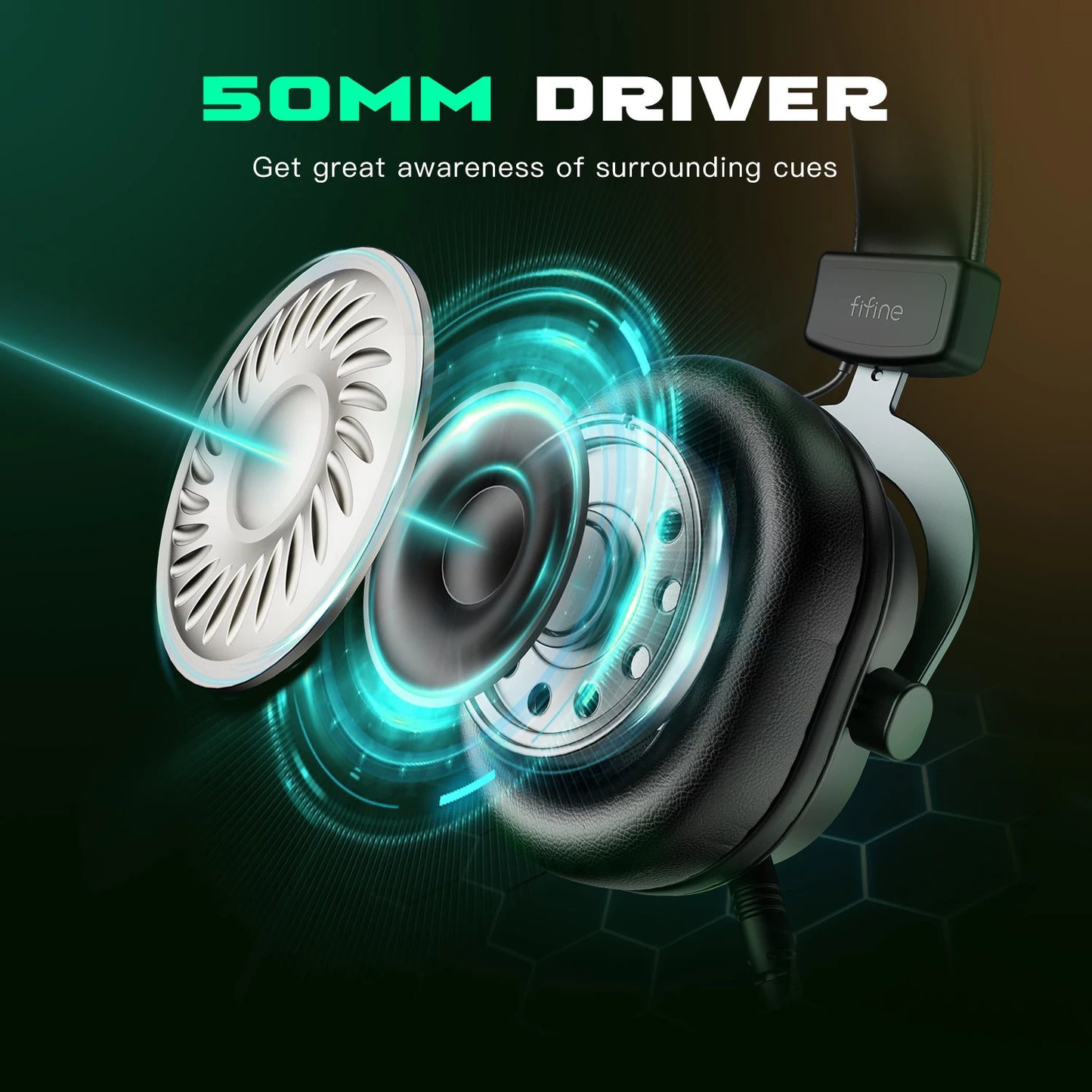 Fifine Dynamic RGB Gaming Headset