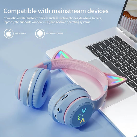 Gradient Wireless Cat Ear Headphones