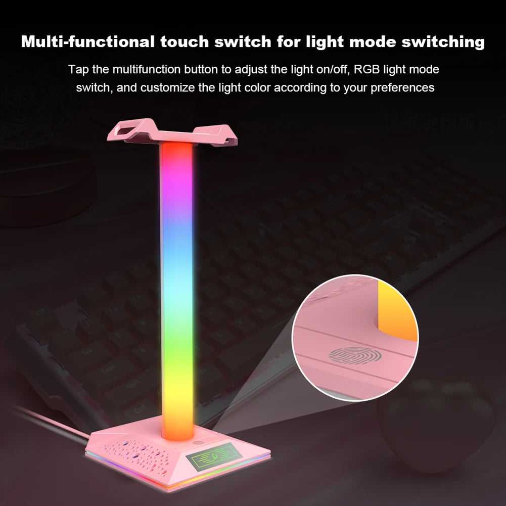 RGB Gaming Headphone Stand